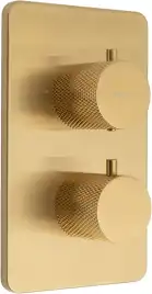 Смеситель для ванны Allen Brau Priority 5.3U123-GB (с внутренней частью, 3 выхода) золото браш