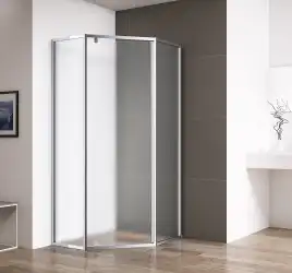 Душевой уголок CEZARES ECO-O-P-1-90-P-Cr стекло Матовое рифленая, профиль Хром