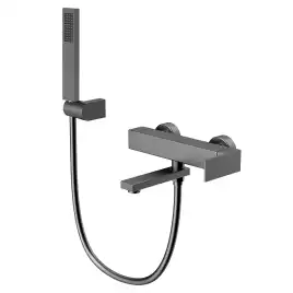 Смесители для ванны AVS Cube 811-211-GM, оружейная сталь