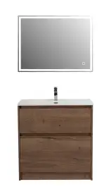 Тумба под раковину BelBagno KRAFT39-800/390-2C-PIA-RT напольная Rovere Tabacco