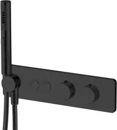 Смеситель для душа Allen Brau Liberty 5.33010-31 встраиваемый, с внутренней частью, Черный матовый