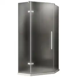 Душевой уголок ABBER Ewiges Wasser 80х80 см, AG05080M, профиль хром, стекло матовое