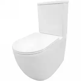 Унитаз напольный Ceramalux TR2176-1 TORNADO, безободковый (Система смыва торнадо)