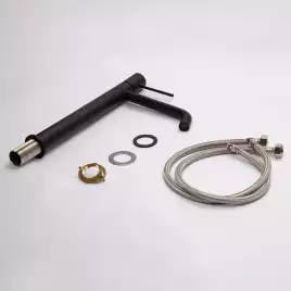 Смесители для раковины AVS Slimmer 811-101-MB высокий, черный матовый