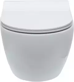 Унитаз подвесной Logan L5W CITY 019100-w-01 с сидением Soft Close -SLIMSEAT , белый
