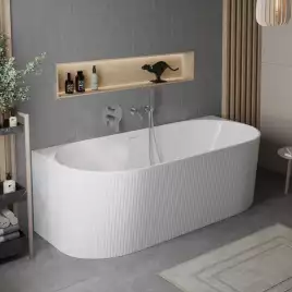 Акриловая ванна BelBagno 170х80 BB412-1700-800, отдельностоящая, Белая глянцевая