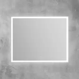 Зеркало BelBagno SPC-GRT 100х80 SPC-GRT-1000-800-LED-TCH-SND с подстветкой, сенсорный выключатель, голосовым управлением и подогревом