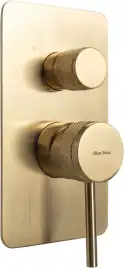 Смеситель для ванны Allen Brau Priority 5.31A11-GB (с внутренней частью, 3 выхода) золото