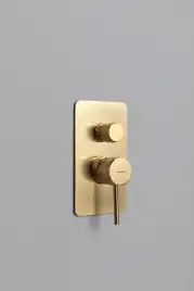 Смеситель для ванны Allen Brau Priority 5.31A11-GB (с внутренней частью, 3 выхода) золото