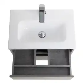 Тумба под раковину BelBagno KRAFT 39-700/390-2C-SO-CG подвесная Cemento Grigio
