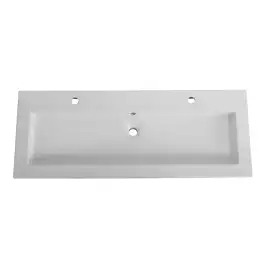 Керамическая раковина с одной чашей и двумя отверстиями под смеситель CEZARES CZR-8070-120-1-2