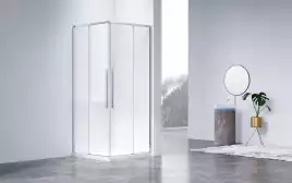 Душевой уголок Vincea Slim-N 90х90 VSS-4SN900CL, дверь раздвижная, профиль хром, стекло прозрачное