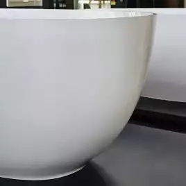 Ванна из литьевого мрамора  Aqua de Marco Caprice 160х80х60 Solid Perfection 1160WCAPR_SOL, Белая матовая