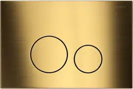 Кнопка смыва Aquatek KDI-0000038, Титановое золото