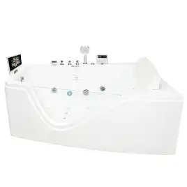 Акриловая ванна Gemy G9056 O R 170х130 с гидромассажем, правая
