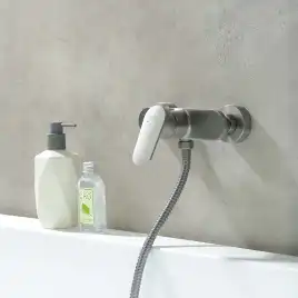 Смеситель для душа Aquatek Ника AQ1860BGM, Оружейная сталь