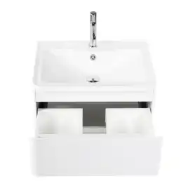 Тумба под раковину BelBagno ALBANO-600-2C-SO-BL подвесная Bianco Lucido