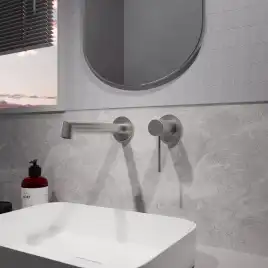 Смеситель для раковины Vincea Desire VBFW-1D1BN встраиваемый однорычажный, брашированный никель