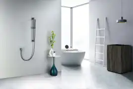 Душевой гарнитур Aquatek Европа AQ2012BGM, Оружейная сталь