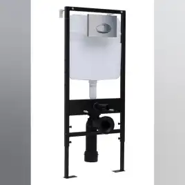 Кнопка смыва Logan Oval двойная, Chrome (297675)