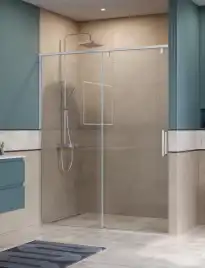 Душевая дверь BelBagno SOFT_CLOSE-1-BF-1-160-C-Cr стекло прозрачное, профиль Хром