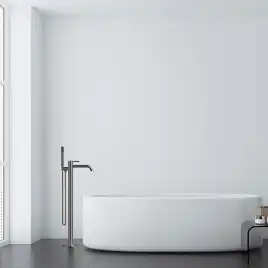 Смесители для ванны AVS Slimmer 811-112-GM напольный, оружейная сталь