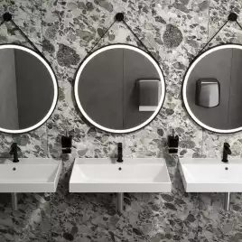 Раковина KERAMA MARAZZI CUBO подвесная\мебельная, 70 см, белая глянцевая, CU.wb.70