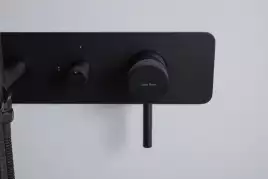 Смеситель для ванны с душем Allen Brau Priority 5.31A05-31 встраиваемый, с внутренней частью, Черный матовый