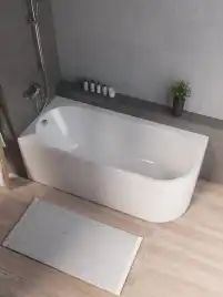 Акриловая ванна Marka One ALISA MG 170х75 Асимметричная Белая Левая 01али1775л