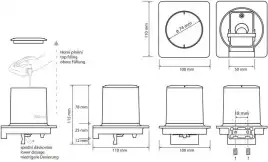 Настенный дозатор для жидкого мыла 10 см BEMETA ORGANIC Хром 157109261