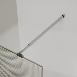 Душевая перегородка Azario Walk-in 120 AZ-271-120-BGL-CRF стекло 8 мм рифленое, профиль Золото матовое