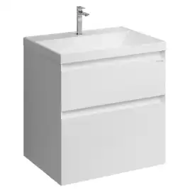 Тумба под раковину Grossman Меркадо 60 подвесная, белая матовая (106076)