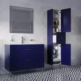 Шкаф пенал IDDIS Oxford 36 OXF36N0i97 напольный, Синий