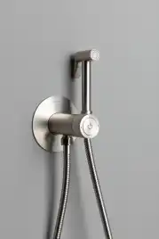 Смеситель с гигиеническим душем Allen Brau Liberty 5.33005-BN (с внутренней частью) никель браш