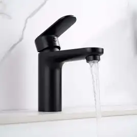 Смеситель для раковины Aquatek Ника AQ1812MB, Черный матовый