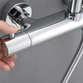 Душевая система  Vincea Esse VSFS-1E1TCH VSFS-1E1TCH  с термостатом, хром