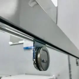 Шторка на ванну AVS Перла 100 L профиль хром, стекло прозрачное, 803-0018-150-5249L-CR-T