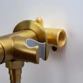 Гигиенический душ со смесителем AVS Elegant 811-431-BG, брашированное золото