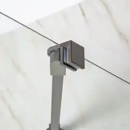 Шторка на ванну AVS Асти Дуо 100 см правая профиль оружейная сталь, прозрачное стекло, 803-0016-150-5545R-WS-T