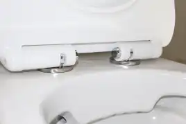 Унитаз напольный Azario FRENTO AZ-2311 безободковый, с бачком и сидением микролифт, Белый глянцевый