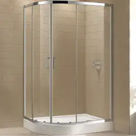 Душевой уголок CEZARES ECO-O-RH-2-120/90-C-Cr профиль Хром стекло Прозрачное