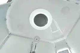 Душевая кабина AvaCan EM2812RLED 120x80 см, низкий поддон, с крышей, правая