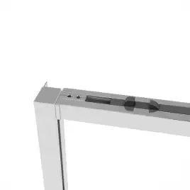 Душевой уголок Vincea Slim Soft 140х80 VSR-1SS8014CL, дверь раздвижная, профиль хром, стекло прозрачное