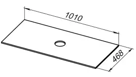 Столешница Allen Brau Fantasy 100 1.11010.B-S бежевый структ