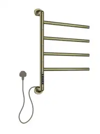 Полотенцесушитель электрический Allen Brau Liberty 683х489 7.33000-GB золото брашированное