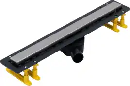 Душевой лоток Allen Brau Infinity 9.50004.SS 650 мм с решеткой под плитку, Хром матовый