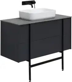 Тумба под раковину Allen Brau Reality 100 1.32007.AM антрацит матовый