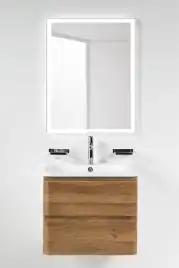 Тумба под раковину BelBagno ALBANO-600-2C-SO-RR подвесная Rovere Rustico