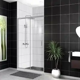 Душевая дверь BelBagno UNO-BF-1-120-C-Cr стекло прозрачное, профиль Хром
