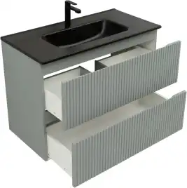 Тумба под раковину Aquanet Джейн (Flat) 90 мисти грин, подвесная, 335435